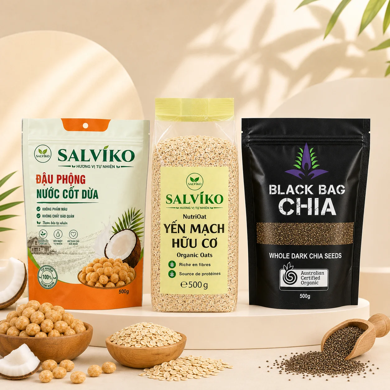 Bộ 3 Sản Phẩm Salviko