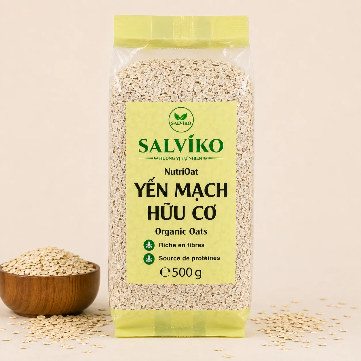 Yến mạch Hữu cơ SALVIKO 500g