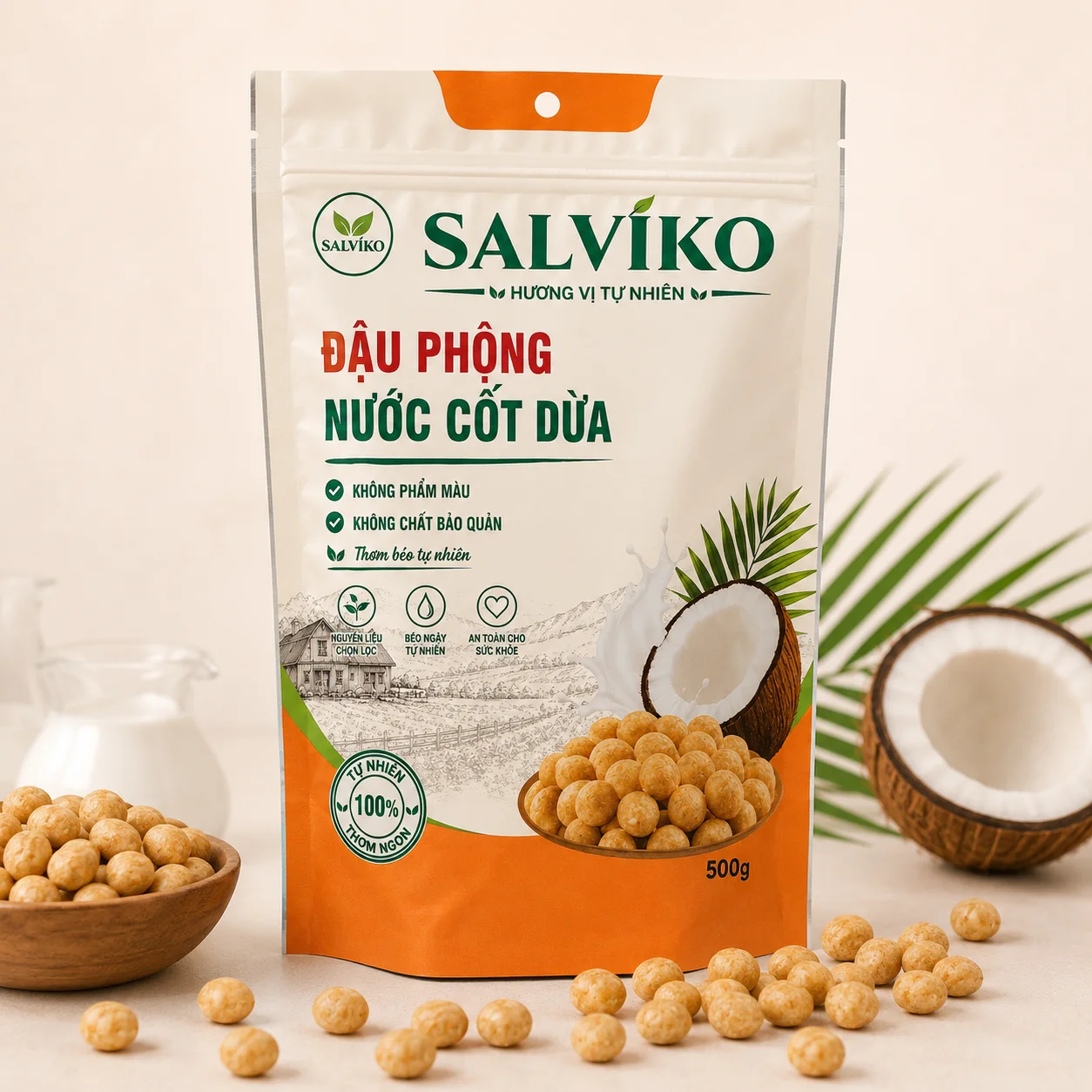 Đậu phộng nước cốt dừa 500g