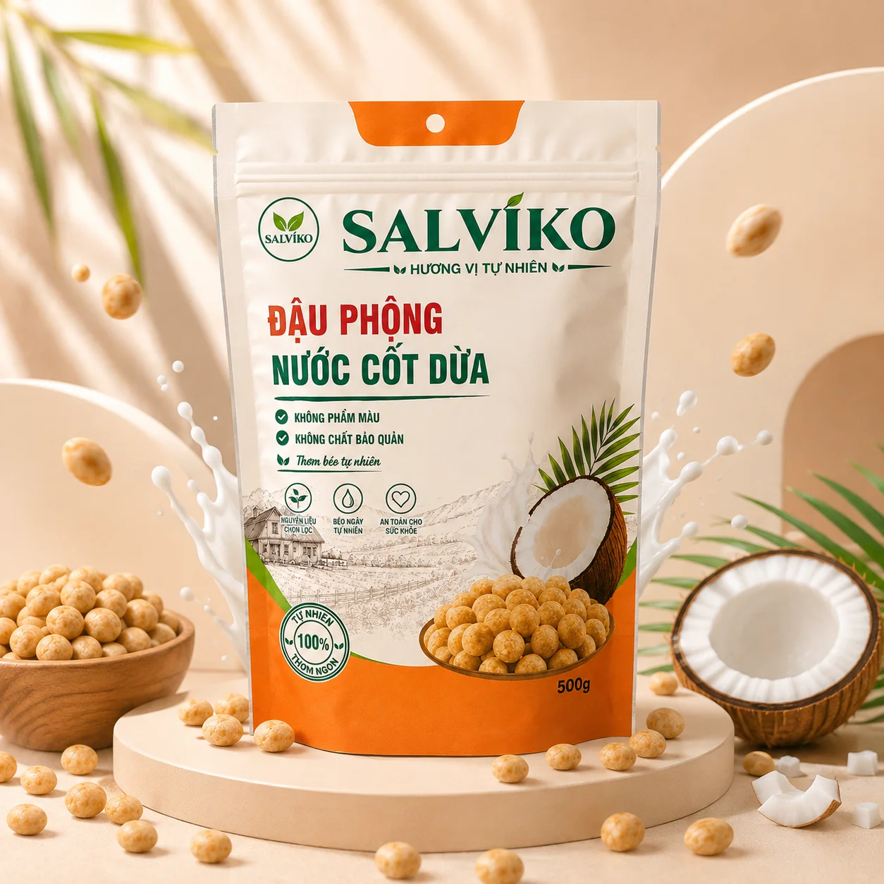 Đậu phộng nước cốt dừa 500g