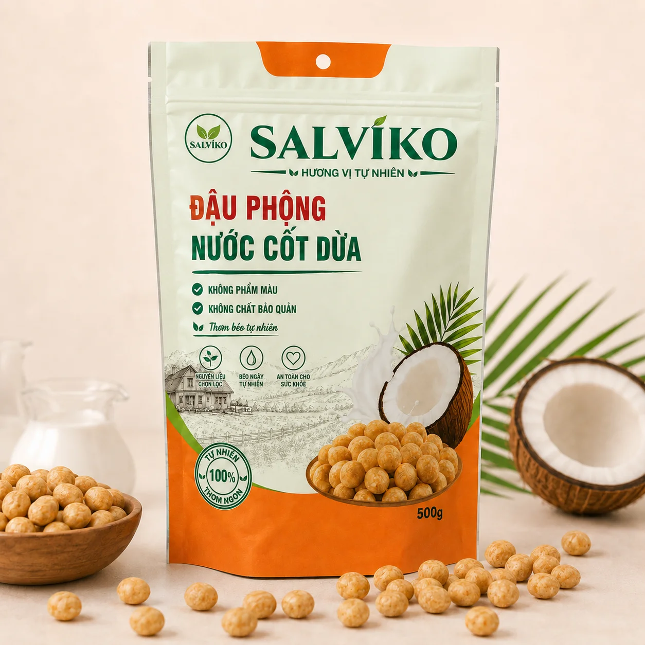 Đậu phộng nước cốt dừa 500g
